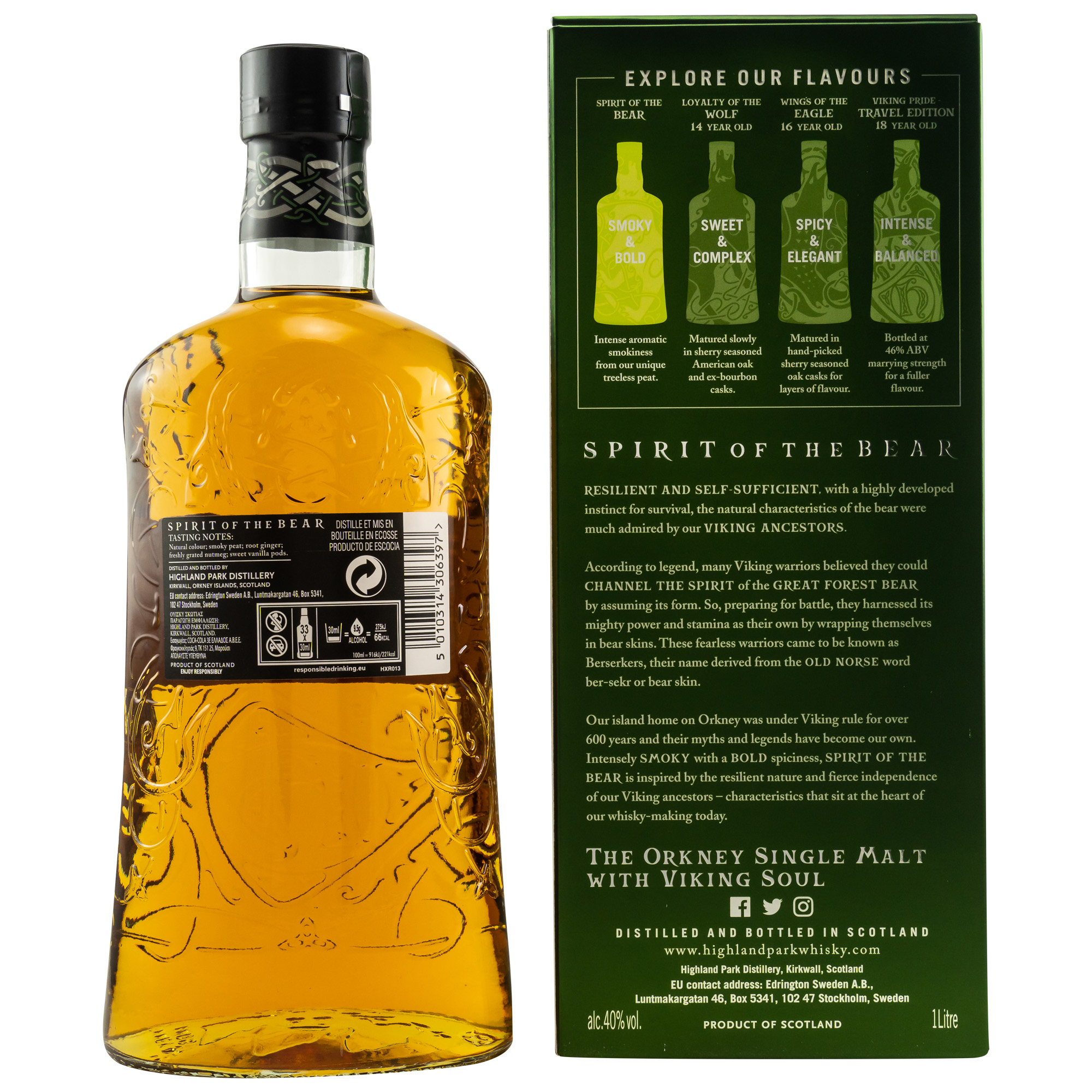 Highland Park - Spirit of the Bear 1l 40%vol.