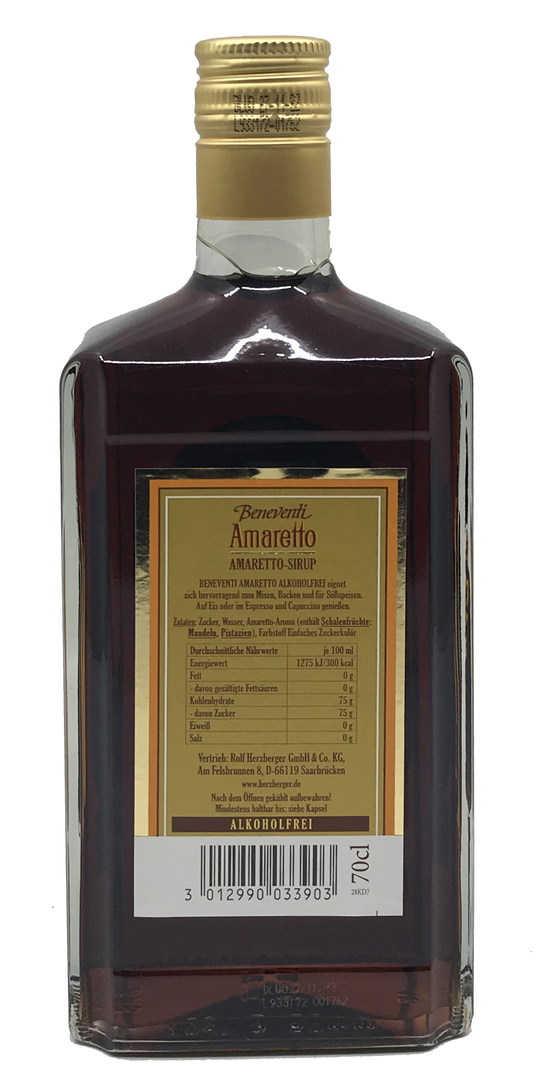 Beneventi Amaretto - alkoholfrei - 0,7l