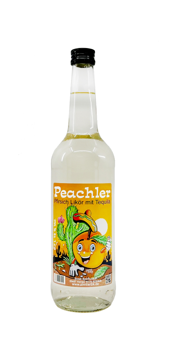 Peachler - Feiner Pirsich Tequila Likör 18%vol. 0,7l