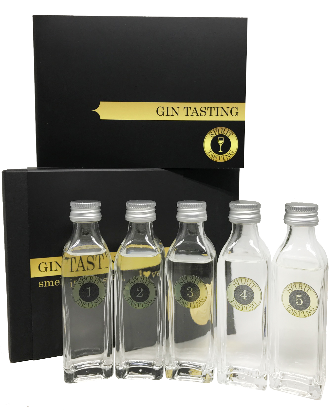 Spirit Tasting - Gin Tasting Paket (5 x 40ml) - Probierpaket für Gin Liebhaber