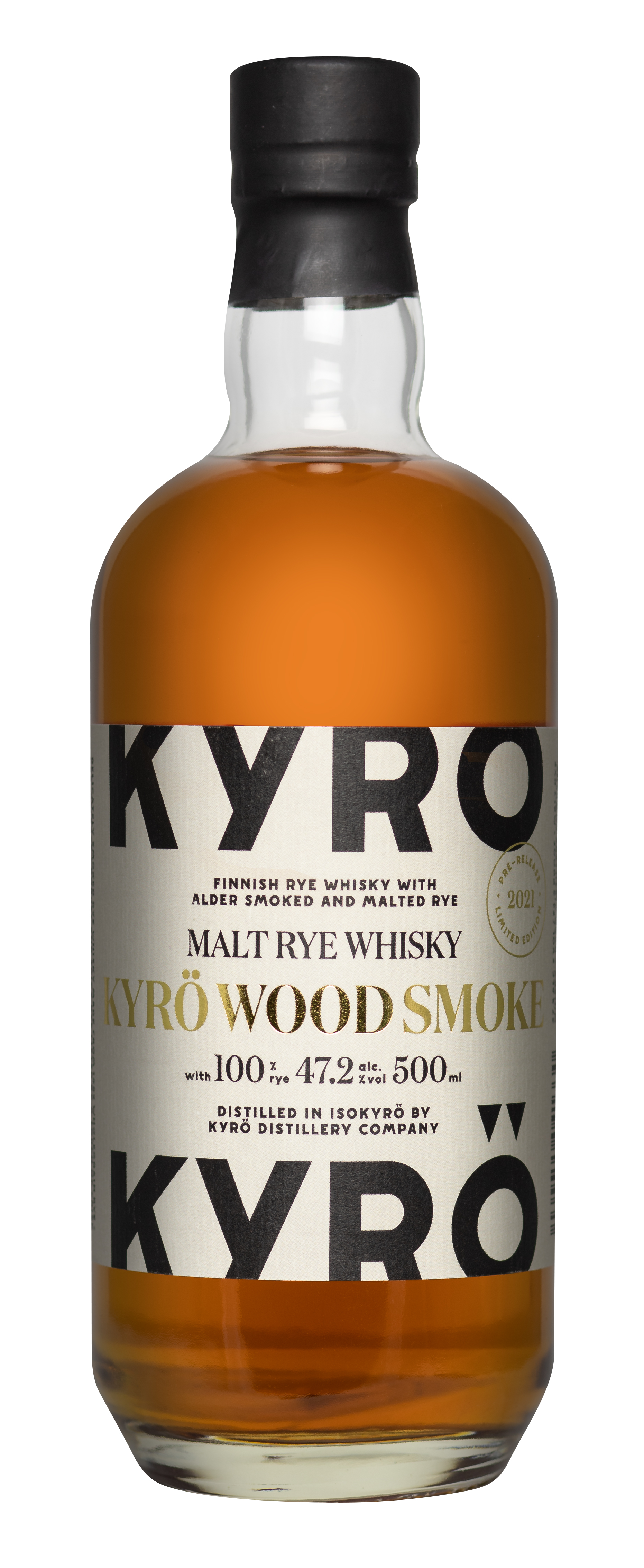 Kyrö Malt Rye WOOD SMOKE Whisky 0,5l 47,2%vol.
