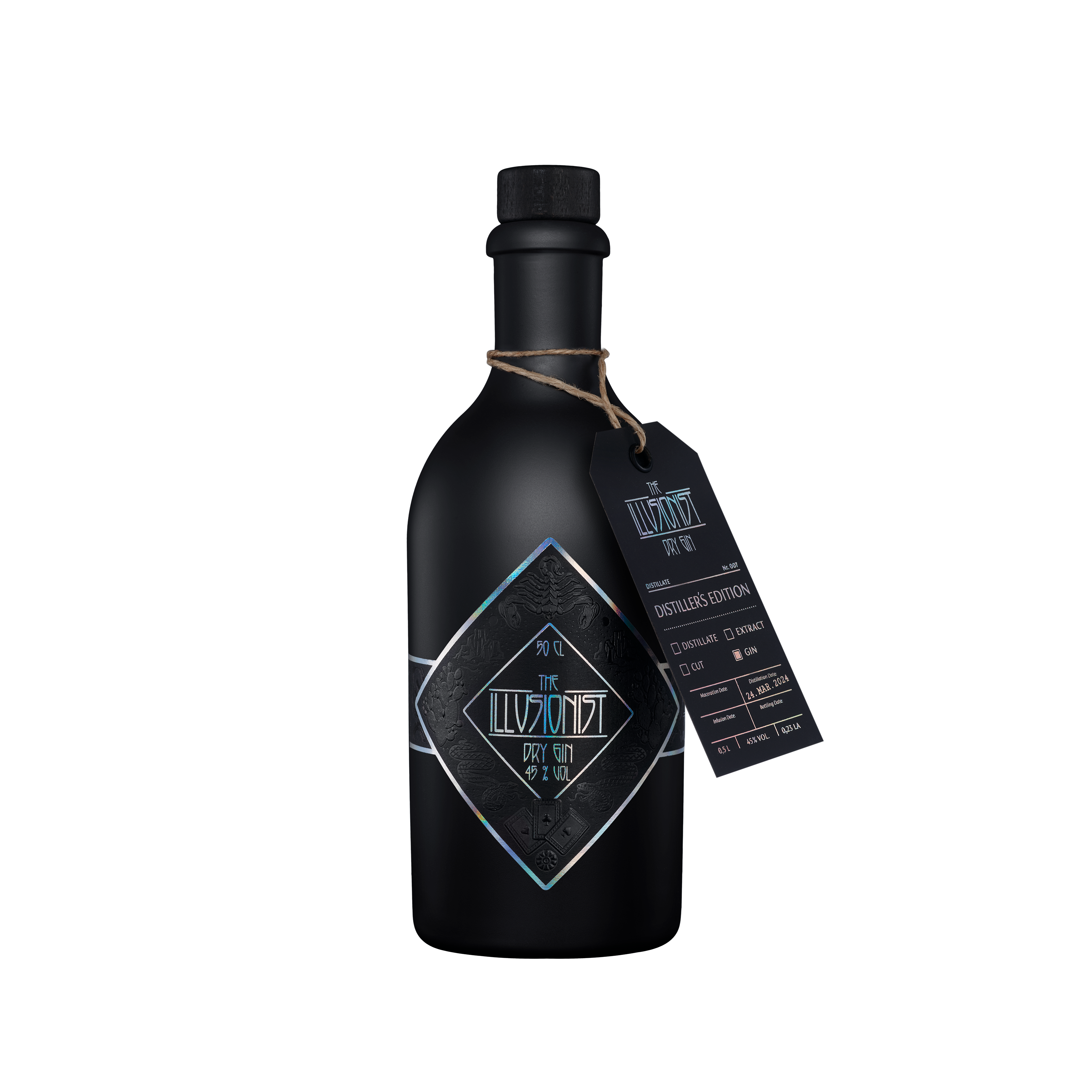 The Illusionist Dry Gin – Distiller's Edition 2024 - 500ml 45%vol.