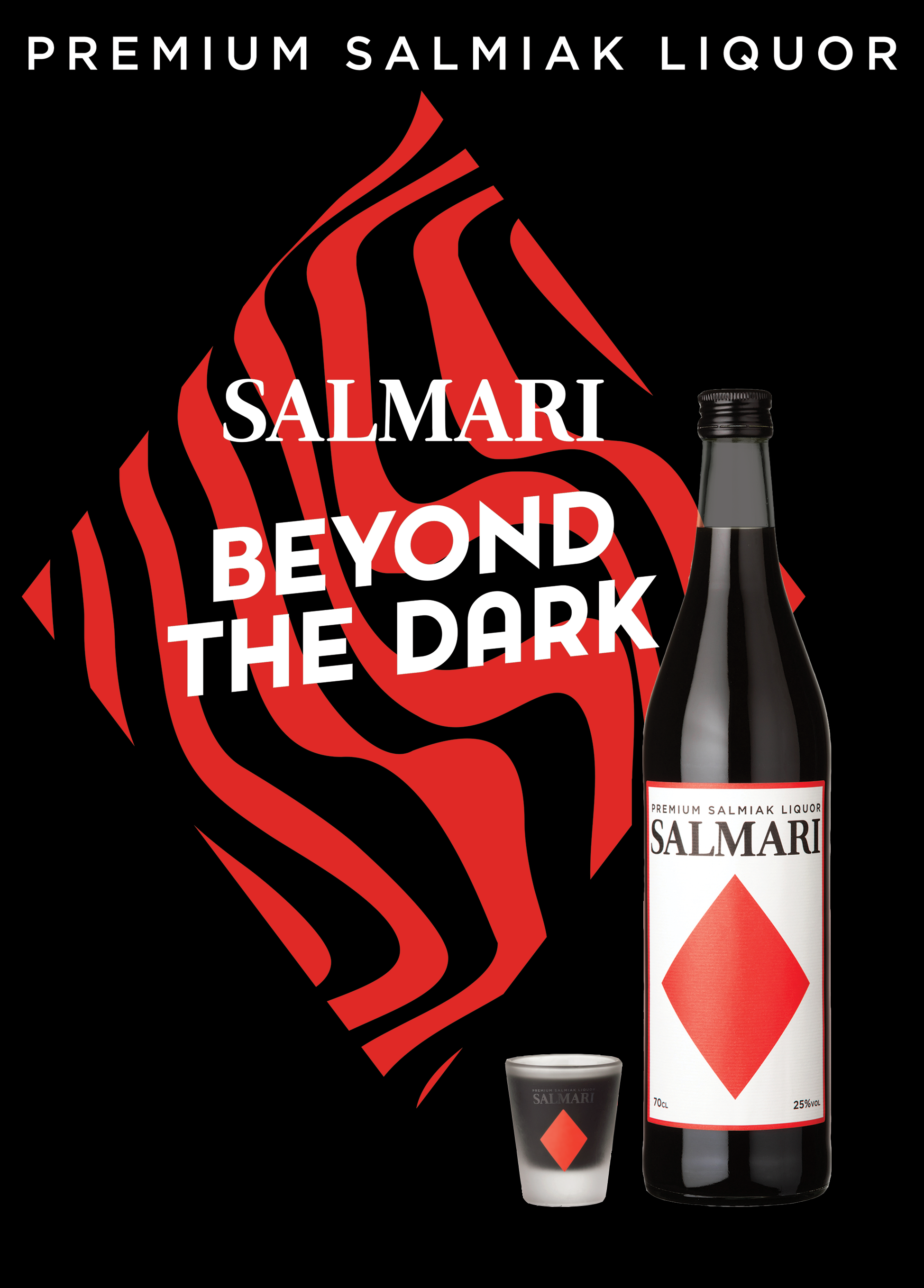 Salmari - Premium Salmiak Likör 0,7l 25%vol.