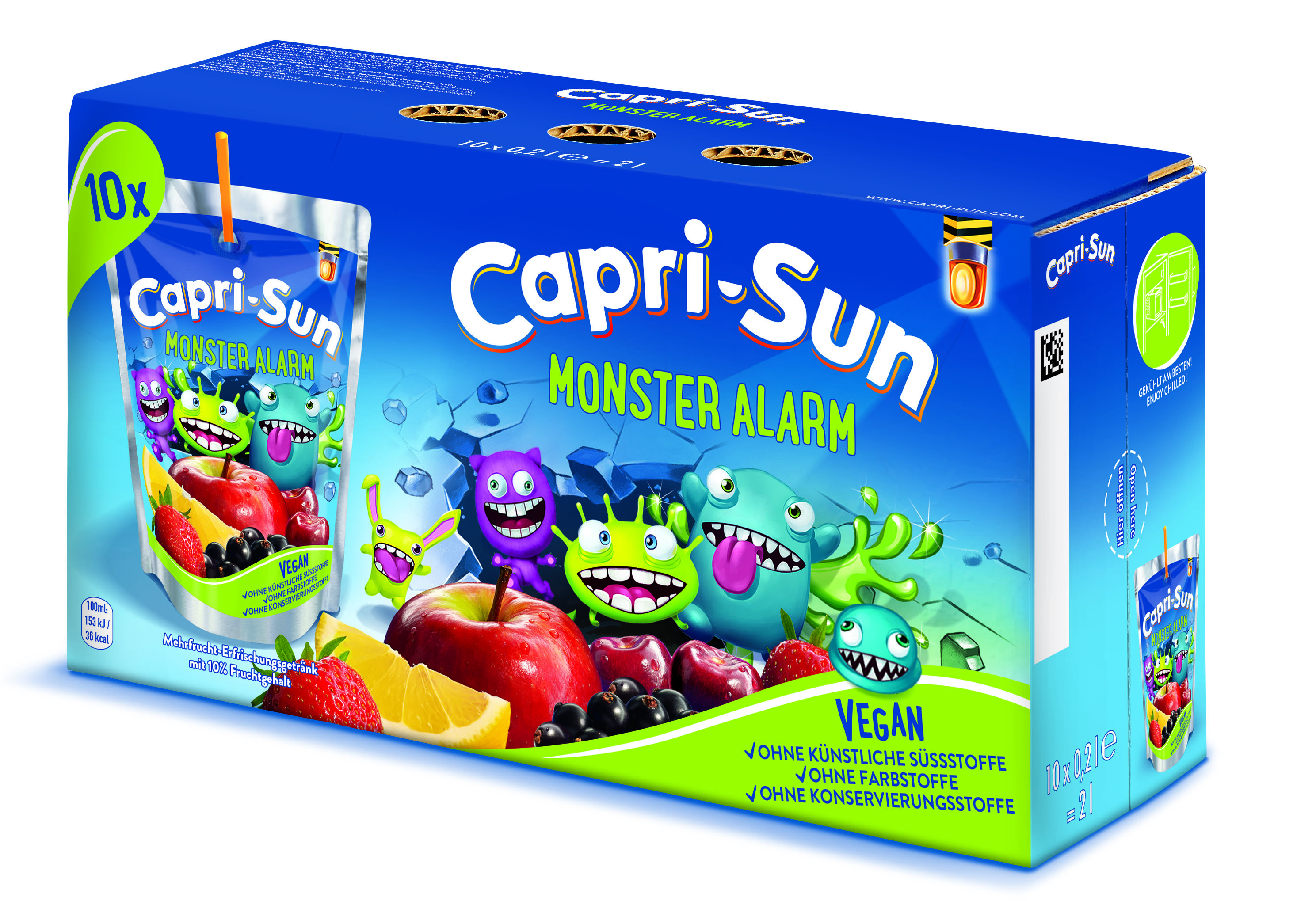 Capri-Sun Monster Alarm, 4 x 10 x 200 ml