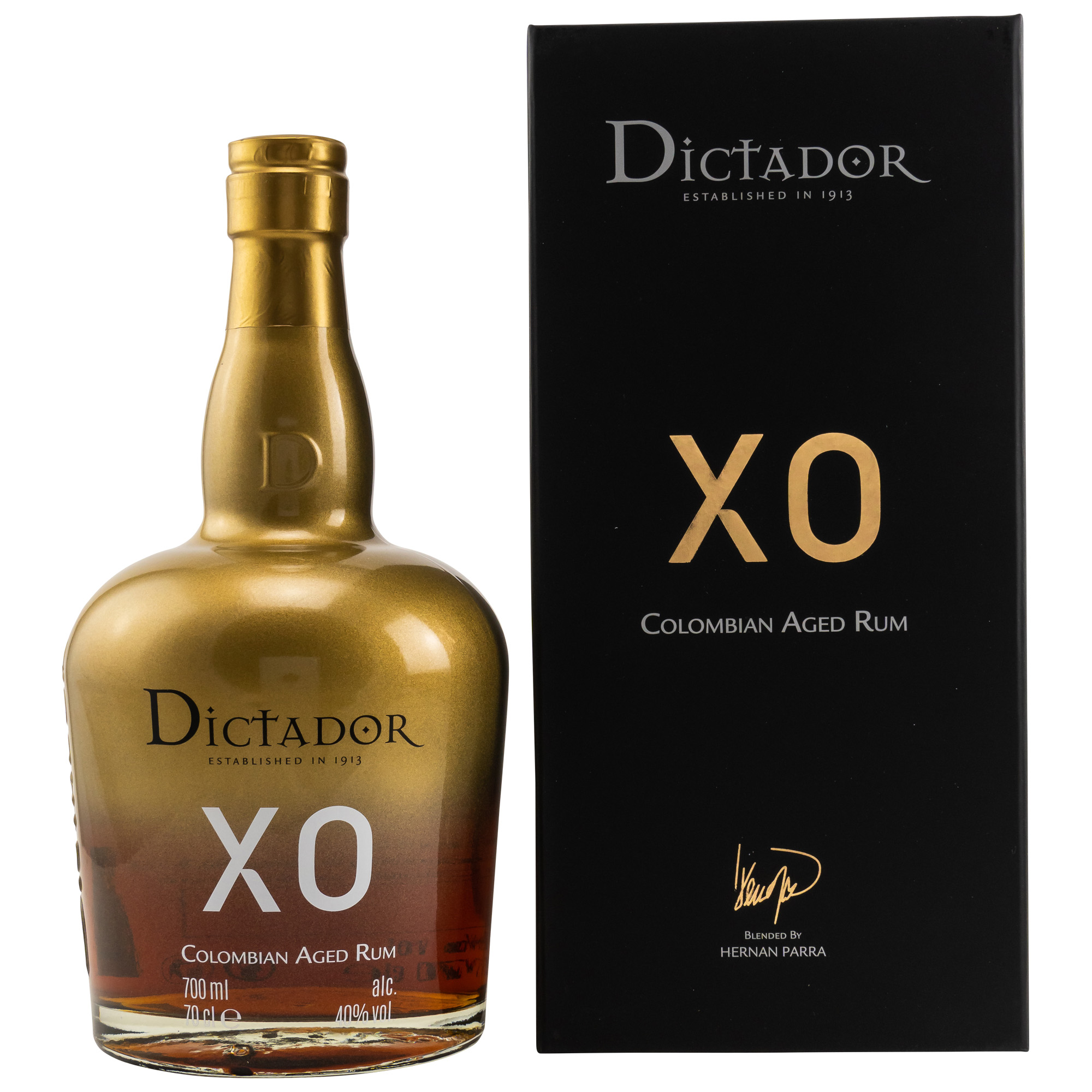 Dictador XO - Prepetual - Colombian Aged Rum 0,7l 40%vol.