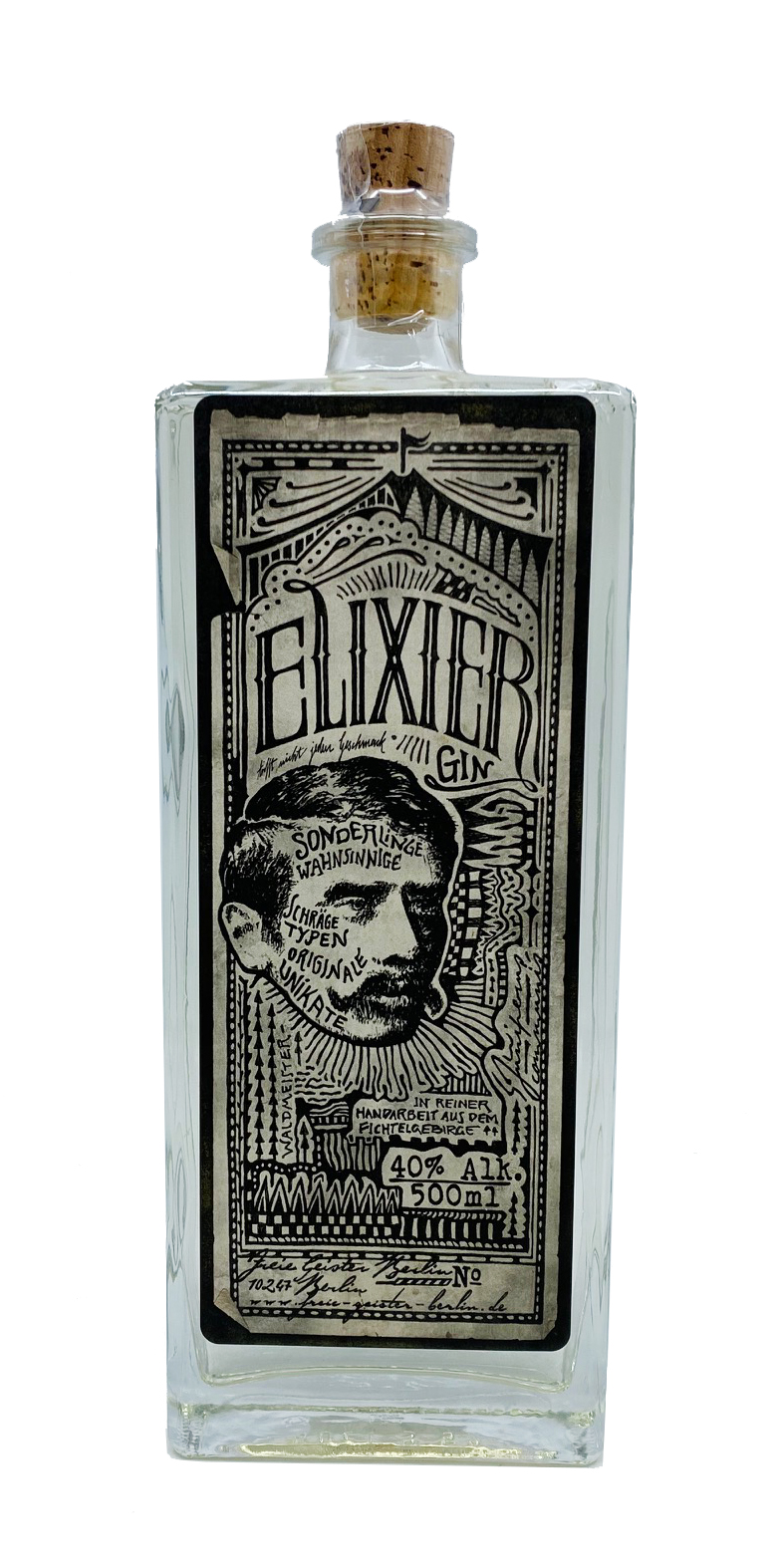 Elixier Gin - Wacholder & Waldmeister 0,5l 40%vol.
