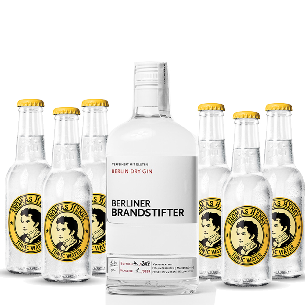 Berliner Brandstifter + 6x Thomas Henry Tonic Water 0,2l