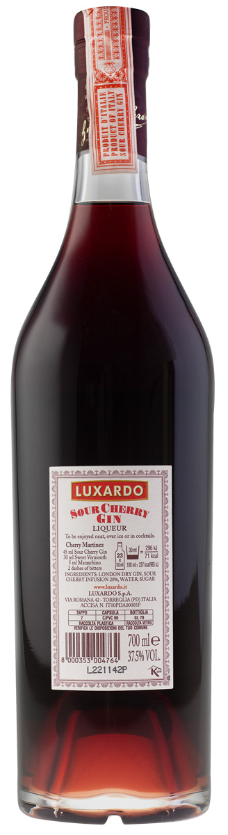 Luxardo Sour Cherry Gin Likör 0,7l 37,5%vol.