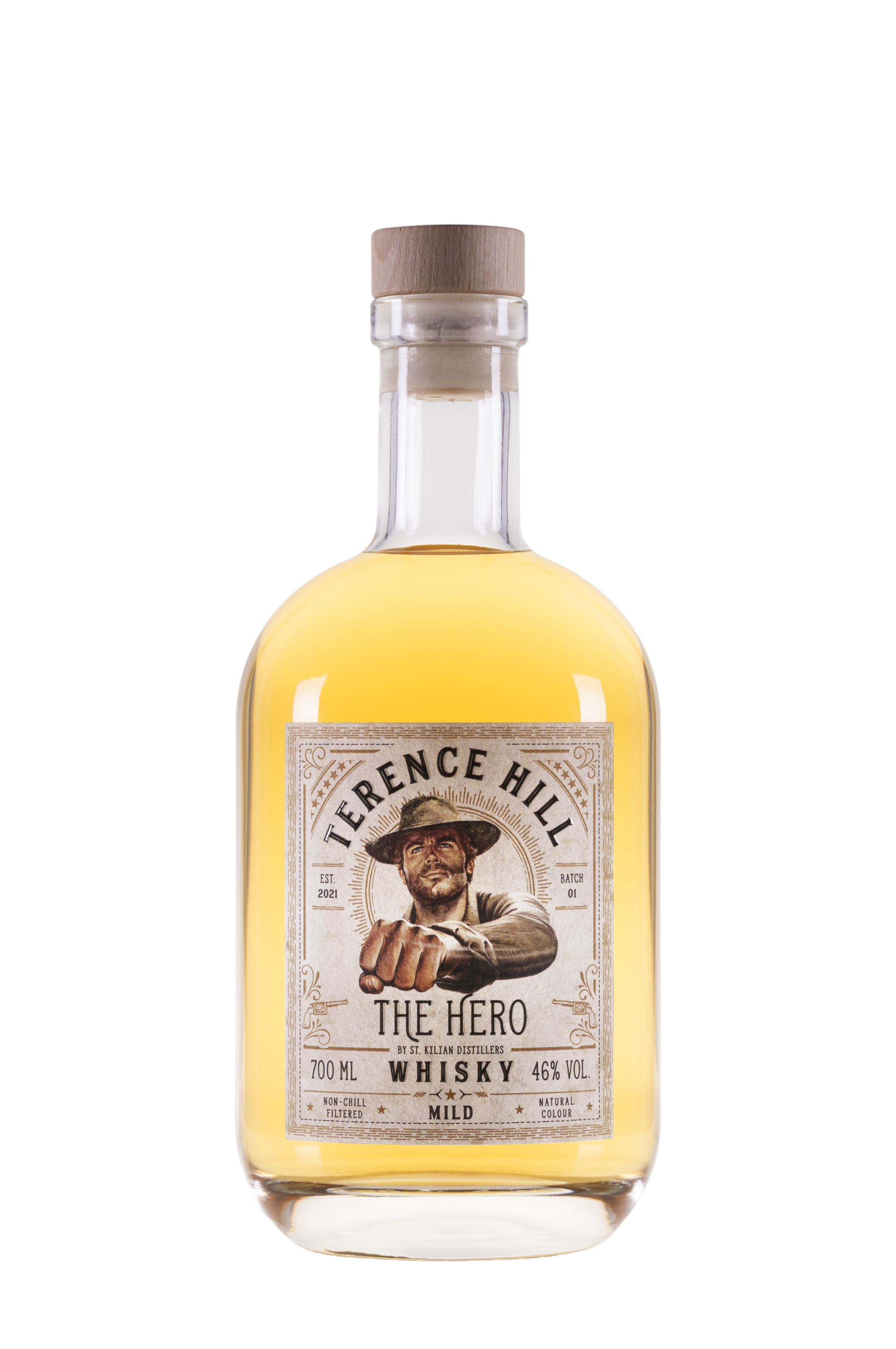 Terence Hill - The Hero - MILDER Whisky - 0,7l 46%vol.