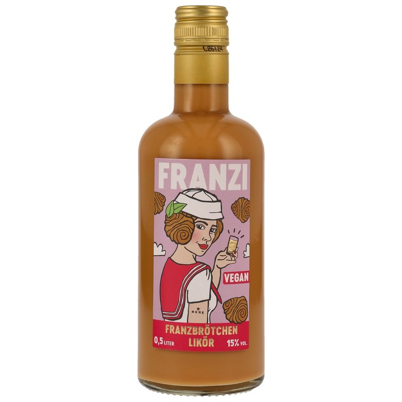 Franzi Franzbrötchenlikör - VEGAN 0,5l 15%vol. 