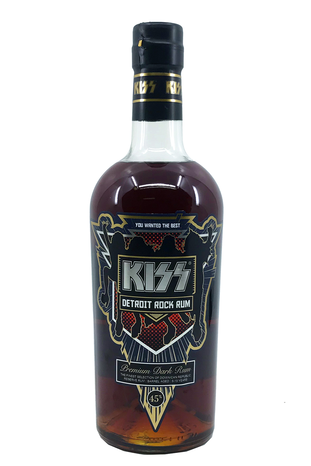 KISS - Detroit Rock Rum - Premium Dark Rum 0,7l 45%vol.