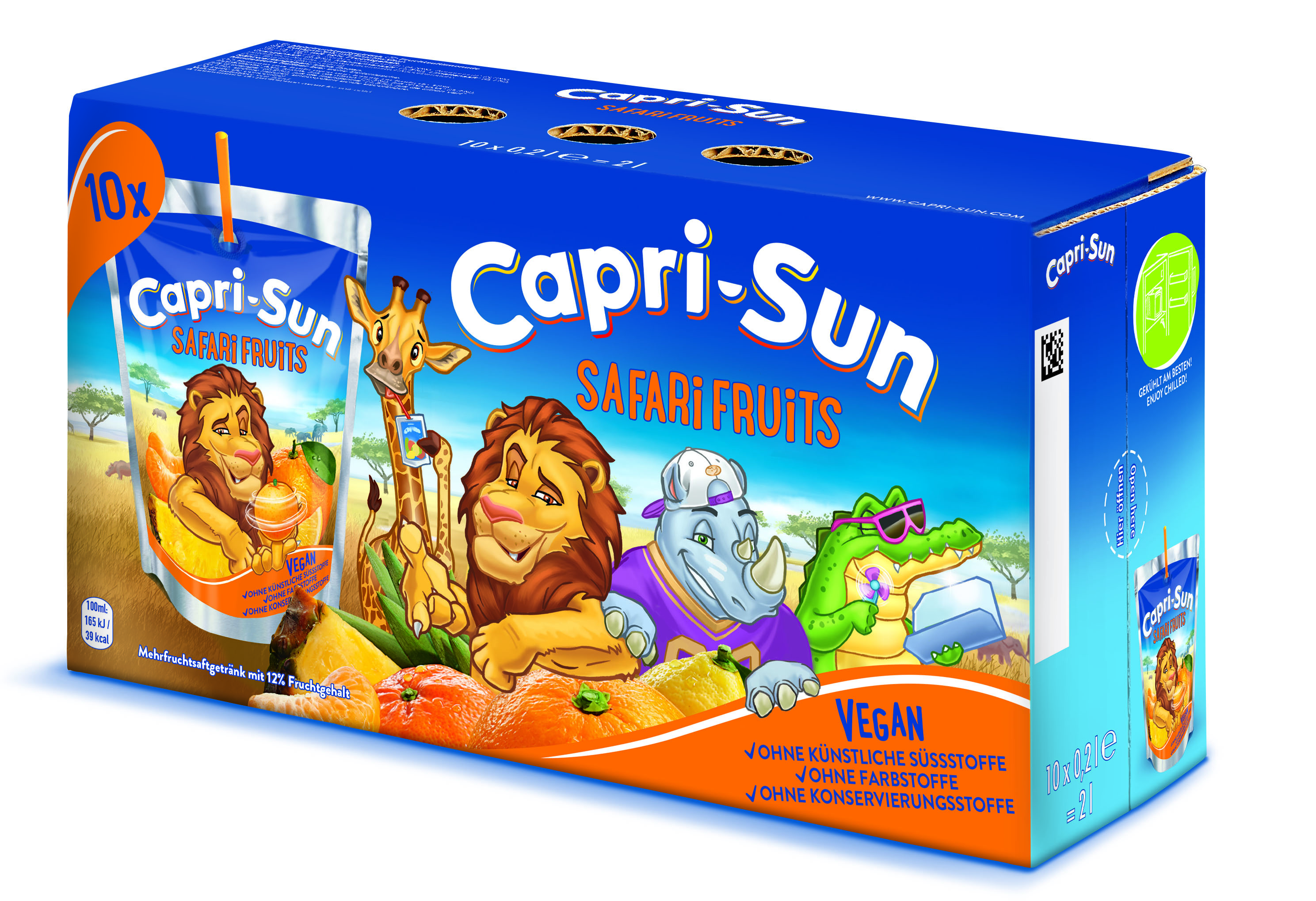 Capri-Sun Safari Fruits, 4 x 10 x 200 ml