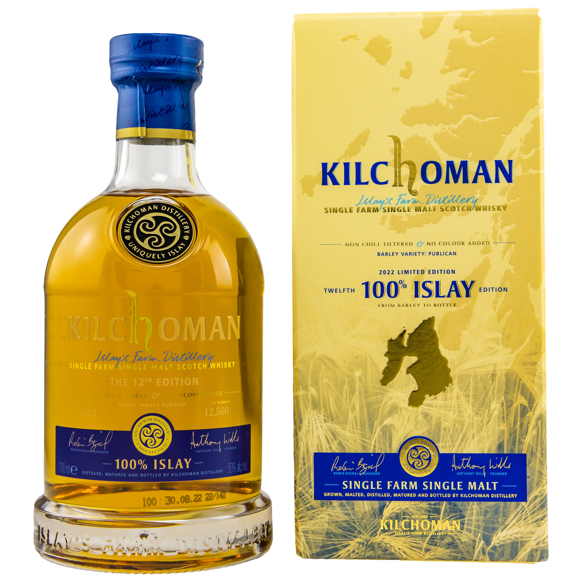 Kilchoman - 100% Islay - 12th Edition 0,7l 50%vol.