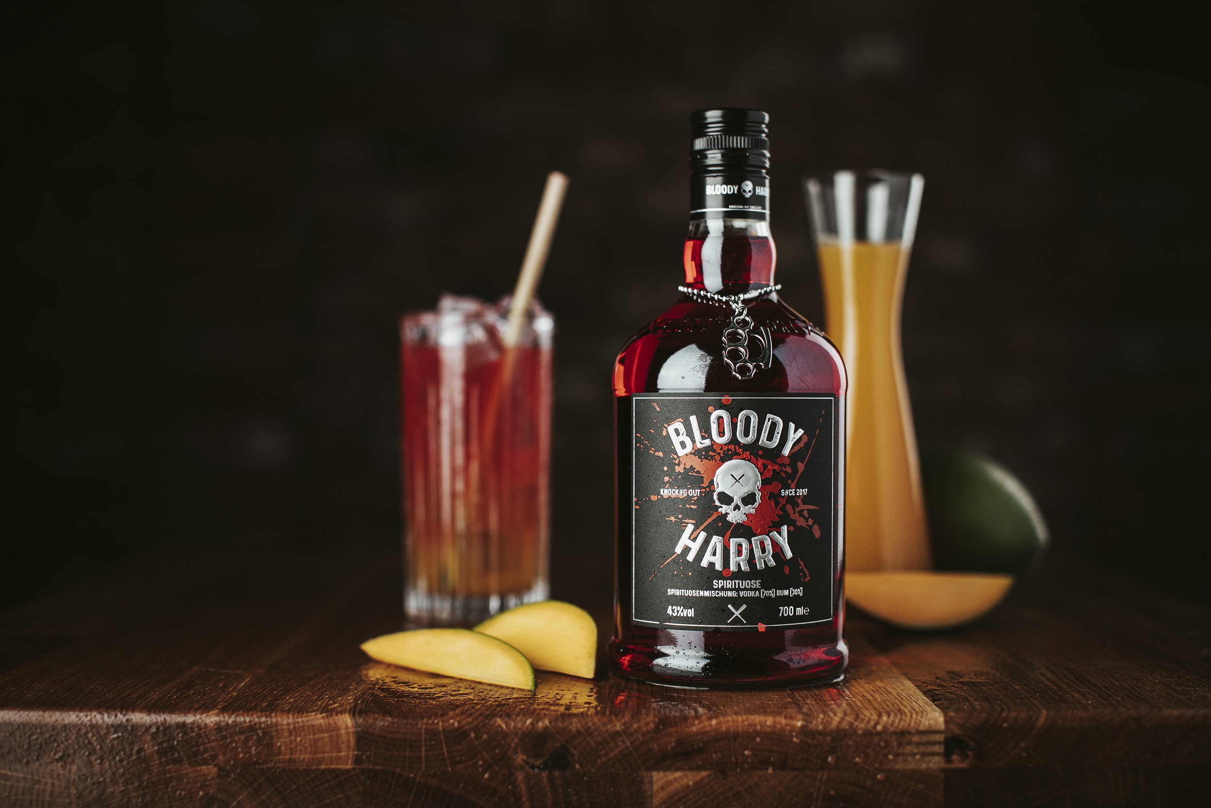 BLOODY HARRY Rum - Vodka - Spirituose 43%vol, 0,7l