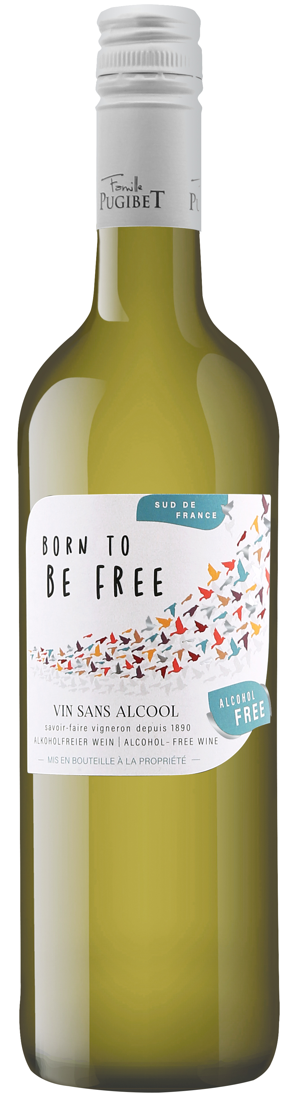 Born to be Free - Chardonny - Weißwein 0,75l 0,0% alkoholfrei 