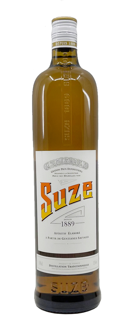 Suze  - Depuis 1889 Aperitif Elabore Enzianlikör1l 15%vol.