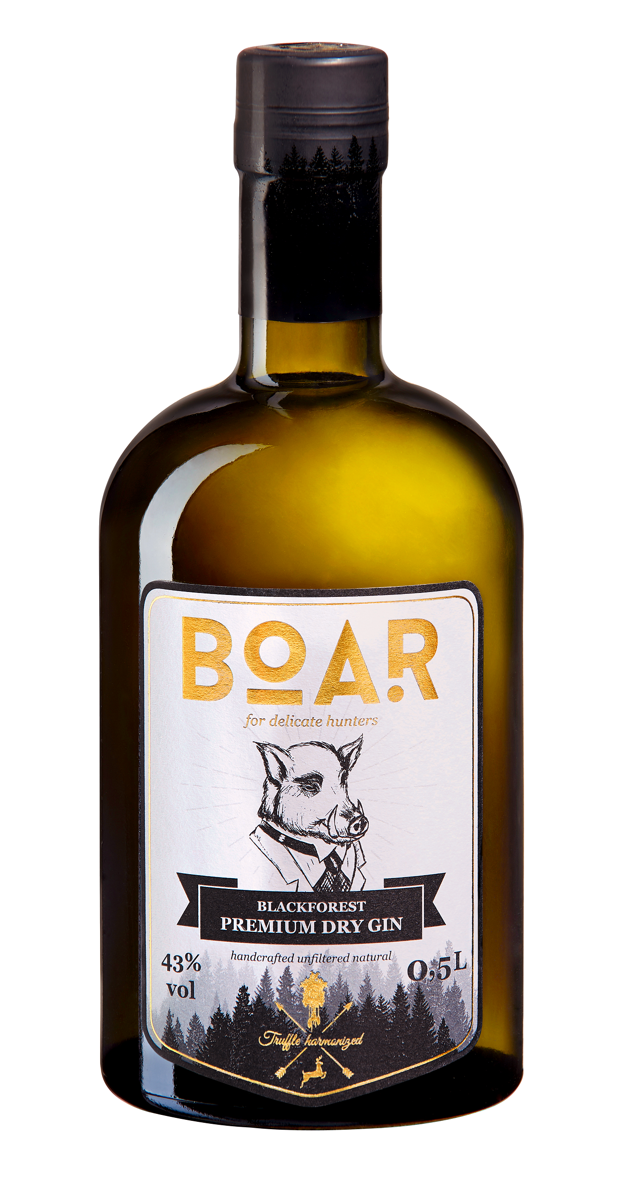 Boar Blackforest Premium Dry Gin 0,5l 43% vol.