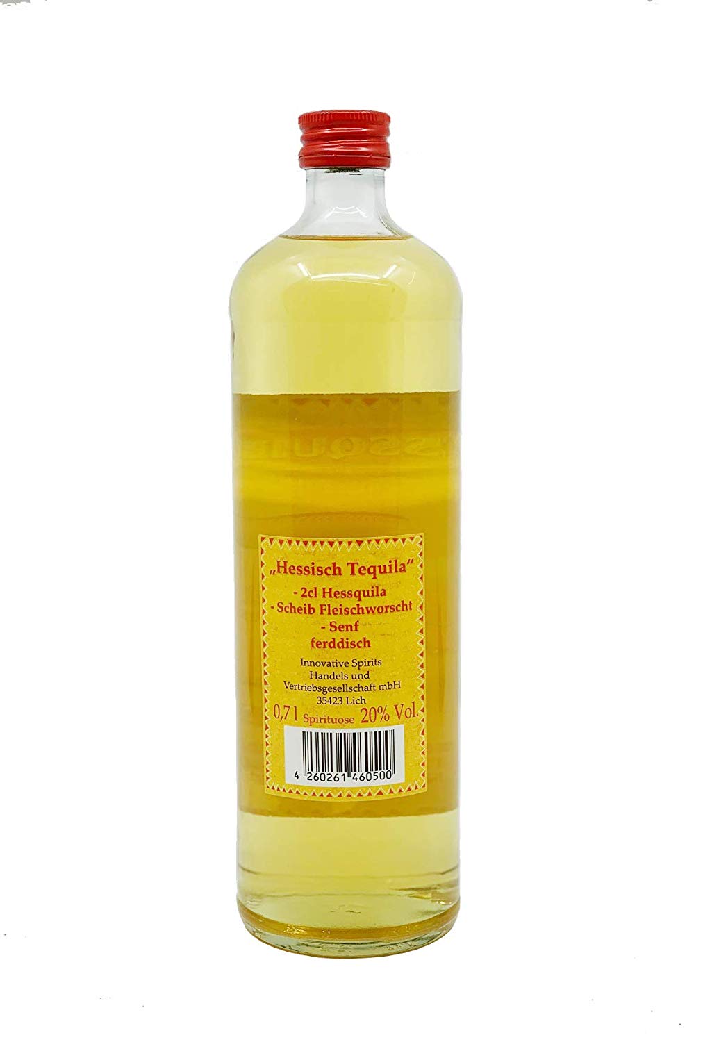 Hessquila Hessischer Tequila - Apfel mit Tequila Spirituose 20% vol. 0,7l