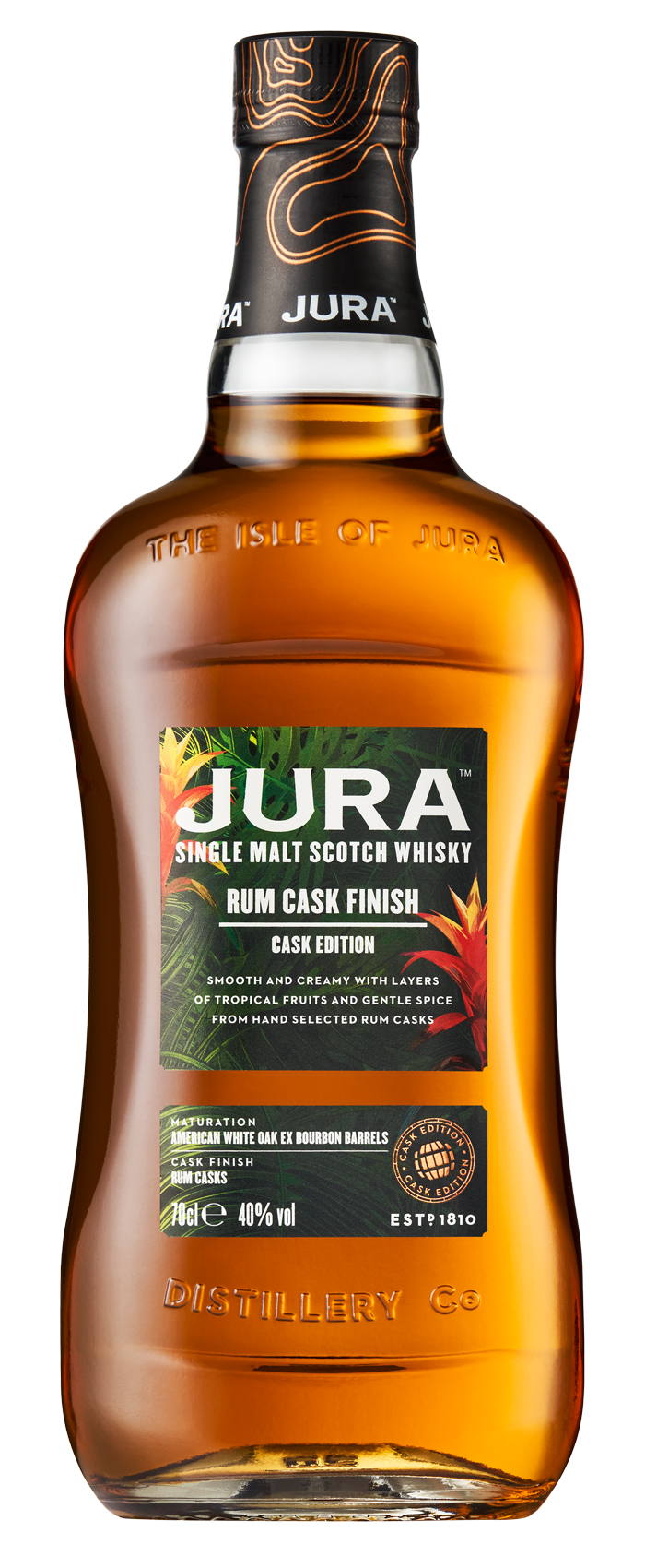  Jura Single Malt Scotch Whisky - Rum Cask Finish 0,7l 40%vol.
