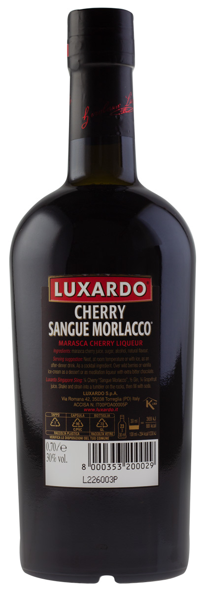 Luxardo Cherry Sangue Morlacco 0,7l 30%vol.