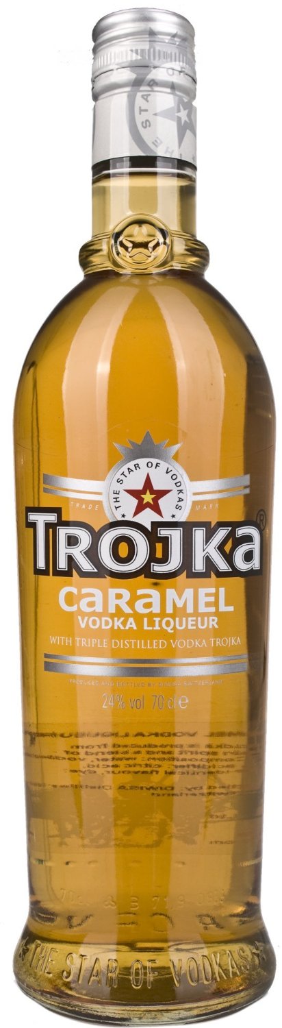 Trojka Vodka Caramel - Triple Distilled - 24%vol. 0,7l