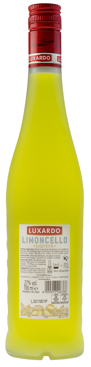 Luxardo Limoncello Liqueur 0,7l 27%vol.