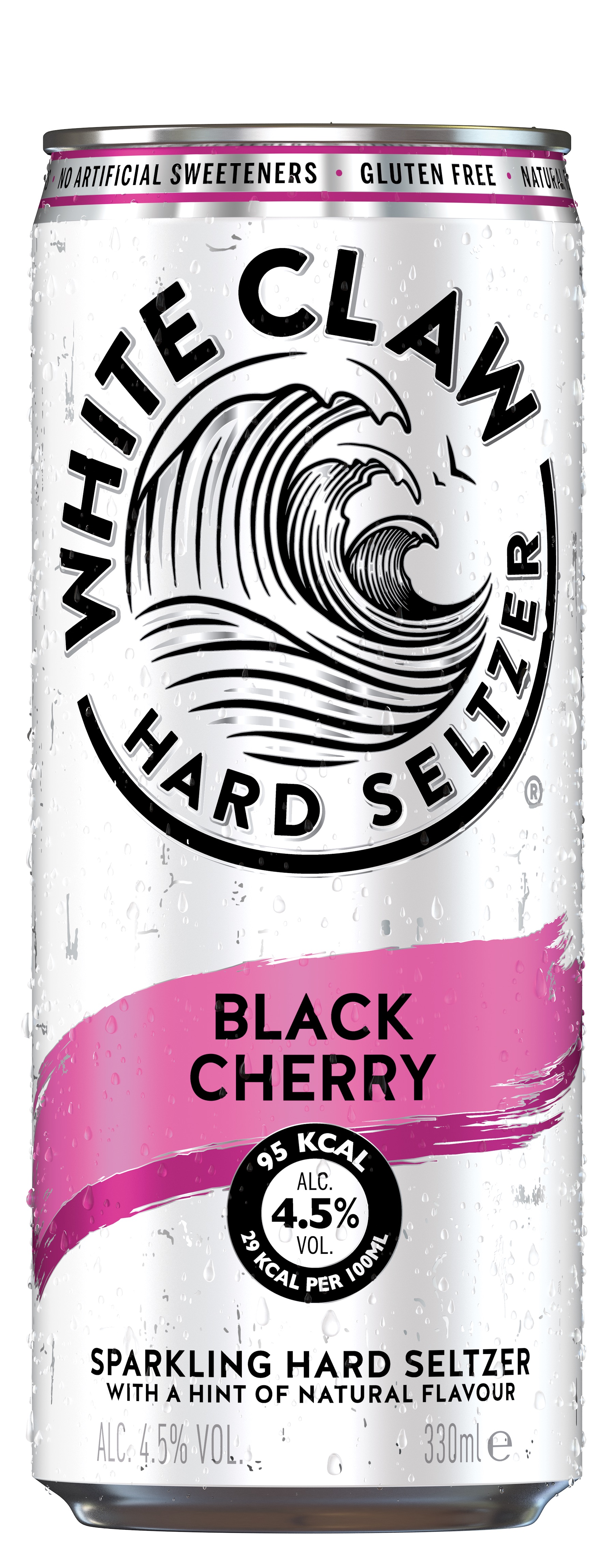 White Claw Hard Seltzer - Black Cherry - 0,33l 4,5%vol. zzgl. 0,25 € Pfand