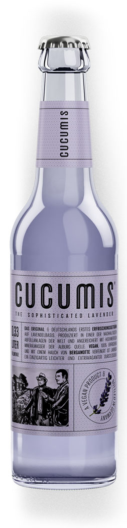Cucumis Lavendel Erfrischungsgetränk (0,33l) Lavendellimonade