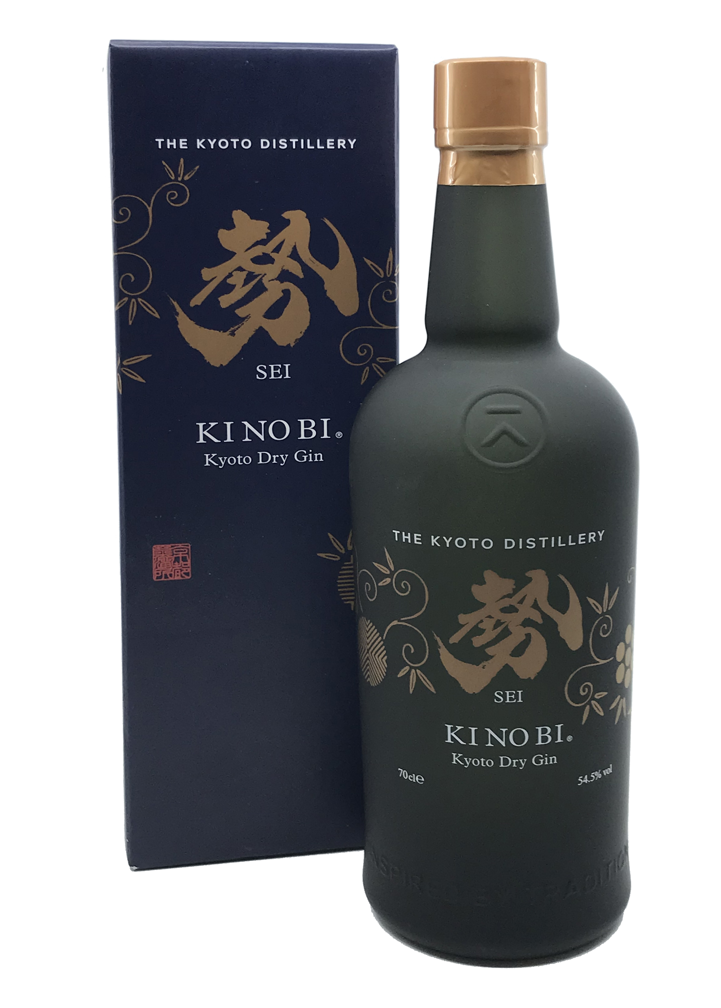KI NO BI SEI - Kyoto Dry Gin - 0,7l - 54,5% vol. Alk. - Highproof - Kinobi