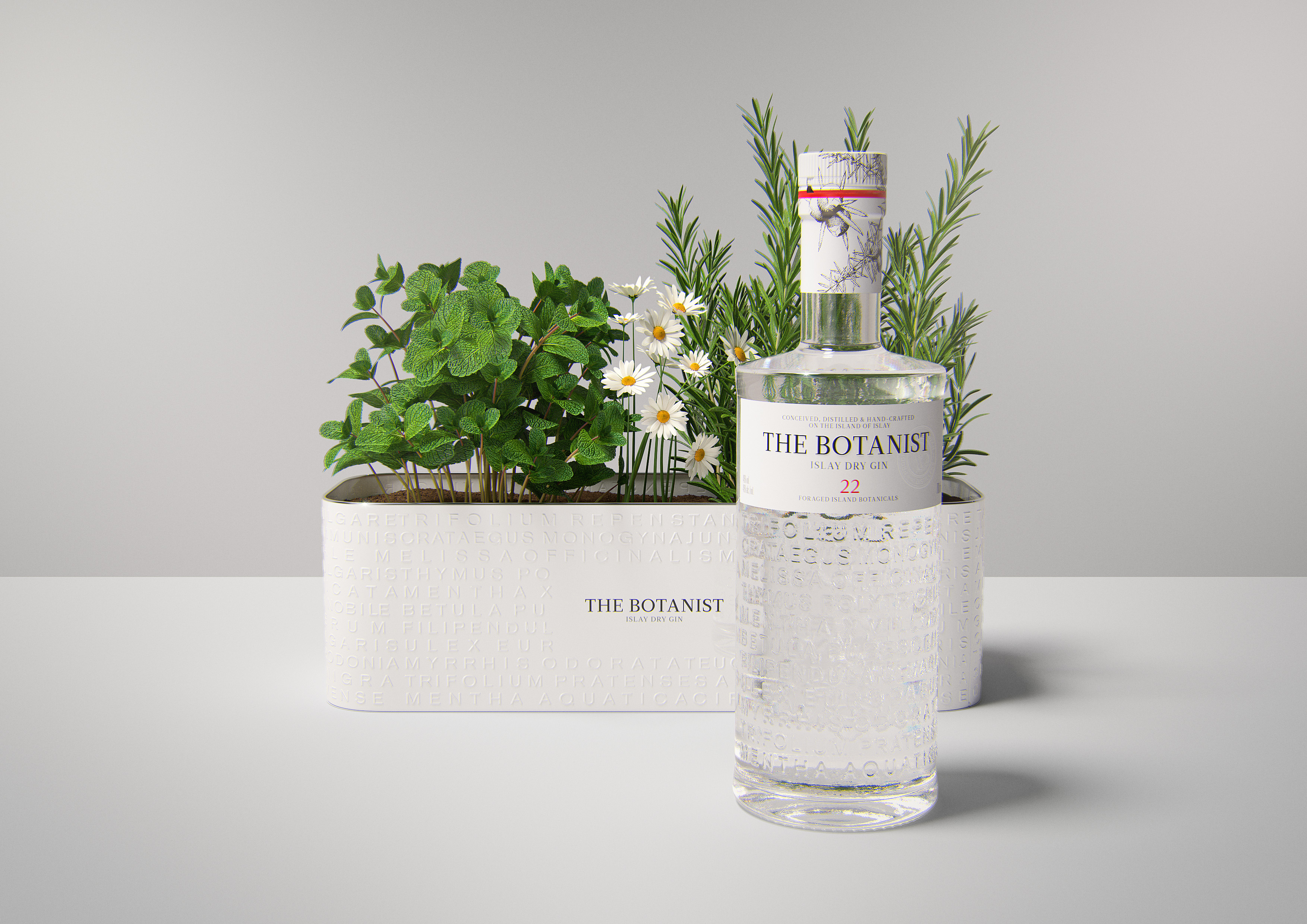 The Botanist Islay Dry Gin - Grow your own Garnish - Geschenkset 0,7l 46%vol.